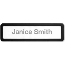 Cubicle Nameplate Black