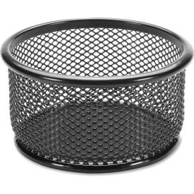 Mesh Paper Clip Holder 3-3/4" x 3-3/4" Black