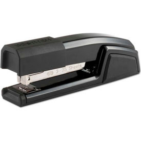 Antimicrobial Full Strip Metal Stapler, 25-Sheet Capacity, Black