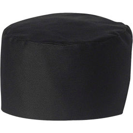 Chef Designs Skull Cap, Black, Polyester/Cotton