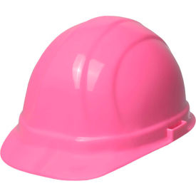 Omega II Hard Hat, 6-Point Mega Ratchet Suspension, Hi-Viz Pink