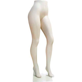 Full Figure, Half Body Female Mannequin - Legs to Left Side - Flesh Tone