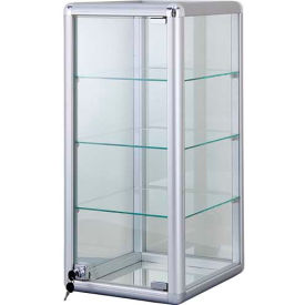 Countertop Glass Showcase 14" L x 12" D x 27" H