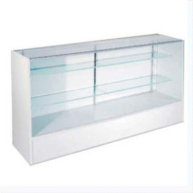 5' Full Vision Showcase - White - 60"W x 18"D x 38"H