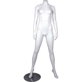 Female Mannequin - Headless, Hands by Side, Legs Apart - Matte Finish
