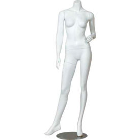 Female Mannequin - Headless, Left Hand on Hip, Right Leg Sideways - Matte Finish
