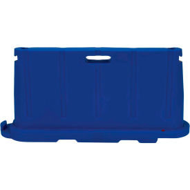 Stackable Safety Poly Barricade, 76-1/2"L, Blue