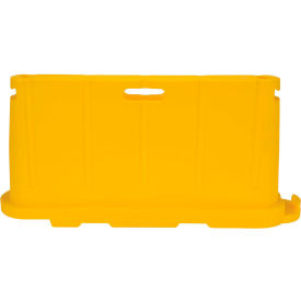 Stackable Safety Poly Barricade, 76-1/2"L, Yellow