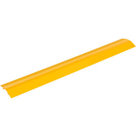 Extruded Aluminum Hose & Cable Crossover, Yellow, 48" x 7-1/8" x 1-1/16"