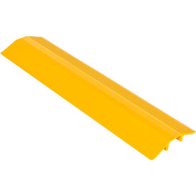 Extruded Aluminum Hose & Cable Crossover, Yellow, 35-7/8" x 9-1/8" x 1-1/2"