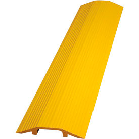 Extruded Aluminum Hose & Cable Crossover, Yellow, 24" x 2-7/8" x 7/16"