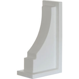 Fairfield Window Box Decorative Brackets, White (Pack of 2)