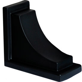 Nantucket Window Box Decorative Brackets, Black (Pack of 2)