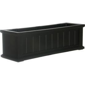 Cape Cod 3-ft. Window Box Planter, Black