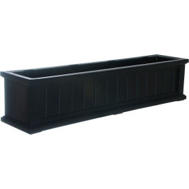 Cape Cod 4-ft. Window Box Planter, Black