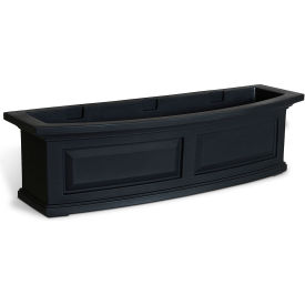 Mayne Nantucket 3-ft. Window Box, Black