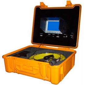 Portable Color Sewer/Drain Camera, 100' Cable with Heavy Duty Waterproof Case
