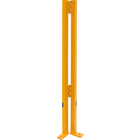 8' H Adjustable Corner Post, Safety Yellow
