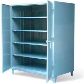 Stronghold Heavy Duty Storage Cabinet, 12 Gauge, 60"W x 36"D x 66"H, Gray