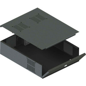 Low Profile DVR / Storage Lockbox - Black