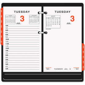 Two-Color Desk Calendar Refill, 3.5 x 6, Jan to Dec, 2025