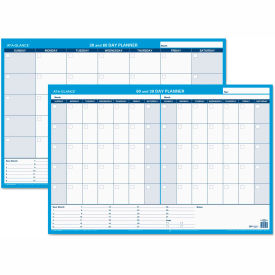 30/60-Day Undated Horizontal Erasable Wall Planner, 36 x 24, Undated