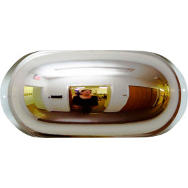 Oval Dome Acrylic Mirror, Indoor, 17" Diameter, 160 Degree Viewing Angle