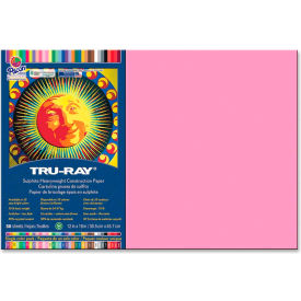 Tru-Ray Construction Paper 12" x 18" Shocking Pink