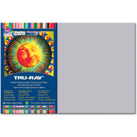 Tru-Ray Construction Paper 12" x 18" Gray
