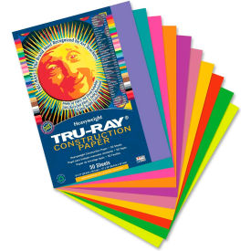 Pacon® Tru-Ray Construction Paper Bright Assorted 9" x 12"
