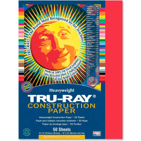 Tru-Ray Construction Paper 9" x 12" Holiday Red