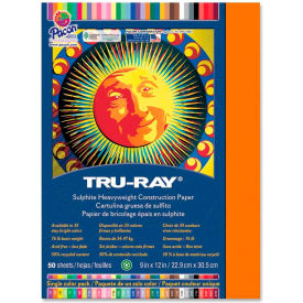 Tru-Ray Construction Paper 9" x 12" Orange