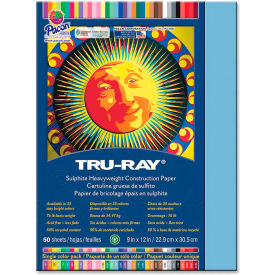 Tru-Ray Construction Paper 9" x 12" Sky Blue