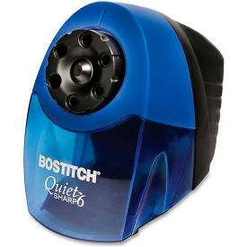 Quiet Sharp 6-Hole Classroom Pencil Sharpener 7.5" x 5" x 9" Black