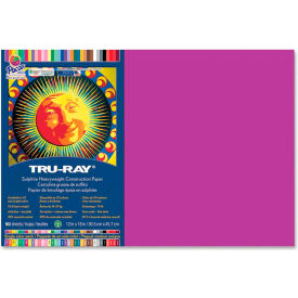 12" x 18" Magenta Tru-Ray Construction Paper
