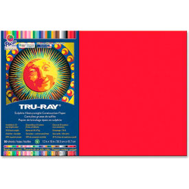 Tru-Ray Heavyweight Construction Paper 12" x 18" Festive Red
