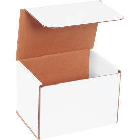 Corrugated Mailers, 7"L x 5"W x 5"H, White
