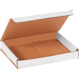 Corrugated Mailers, 8"L x 6"W x 1"H, White