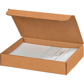 Corrugated Literature Mailers, 9"L x 6-1/2"W x 1-3/4"H, Kraft