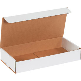 Corrugated Mailers, 12"L x 6"W x 2"H, White