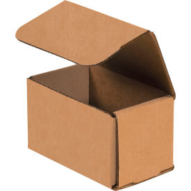 Corrugated Mailers, 5"L x 3"W x 3"H, Kraft