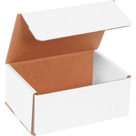 Corrugated Mailers, 7"L x 5"W x 3"H, White