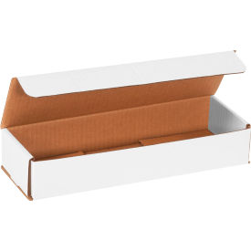 Corrugated Mailers, 12"L x 4"W x 2"H, White