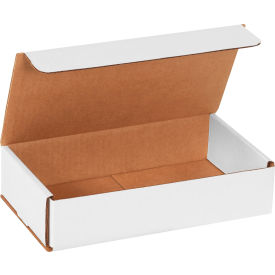 Corrugated Mailers, 9"L x 5"W x 2"H, White