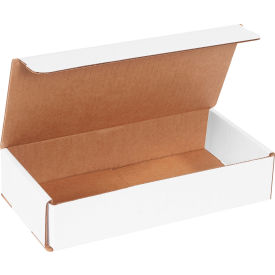 Corrugated Mailers, 10"L x 5"W x 2"H, White