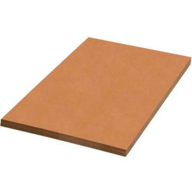 Single Wall Corrugated Sheets, 22"L x 22"W, Kraft