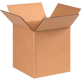 Cardboard Corrugated Boxes, 8"L x 8"W x 9"H, Kraft