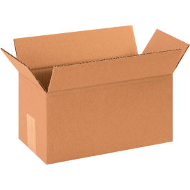 Cardboard Corrugated Boxes, 12"L x 7"W x 7"H, Kraft