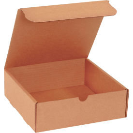 Corrugated Literature Mailers, 9"L x 9"W x 3"H, Kraft