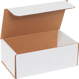 Corrugated Mailers, 8"L x 5"W x 3"H, White